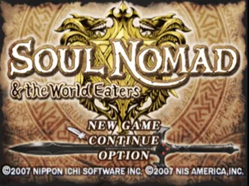 Soul Nomad & the World Eaters screen shot title
